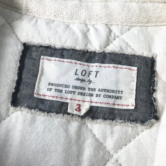 Loft Design By Quilted Military Jacket - Picture 4 of 6